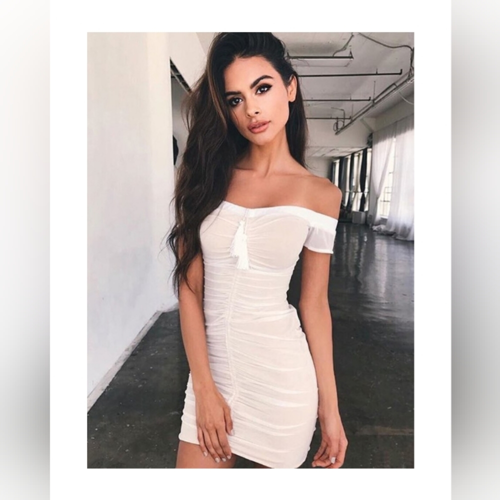 Mini Ruched Dress